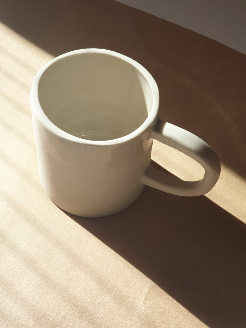 Ceramic Mug - Round Handle