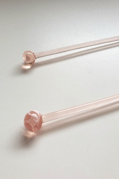 Cocktail Stirrers Glass Swizzle Sticks – Pink Princess Plant Co