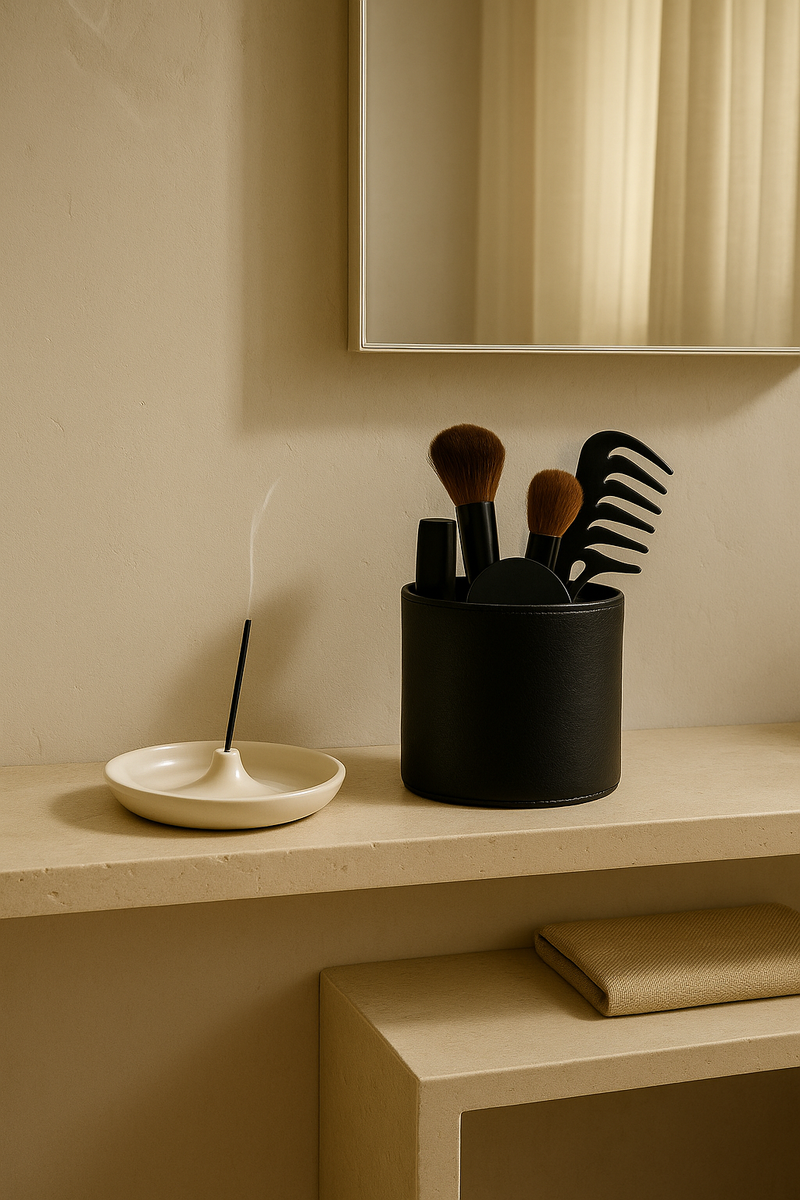 ATLEY. Leather Vessel