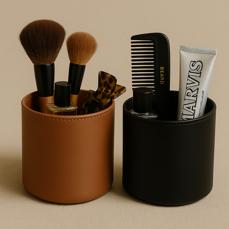 ATLEY. Leather Vessel