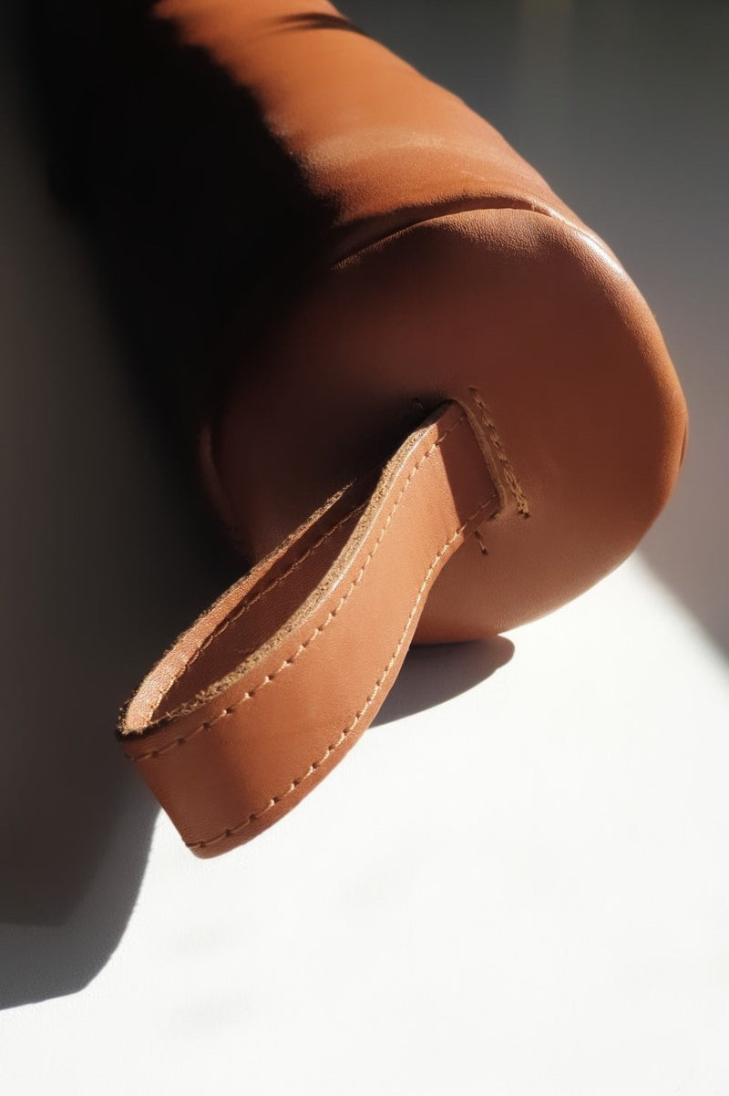 Leather draft stopper